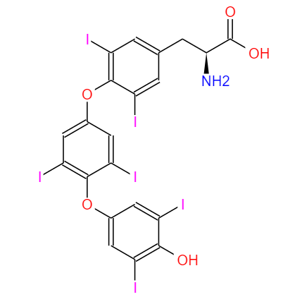 CAS：911661-90-0，中文名称：左甲状腺素EP杂质F， 英文名称：Levothyroxine EP Impurity F 
