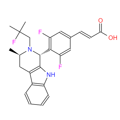 CAS：1639042-08-2，中文名称：AZD9496, 一种有效的选择性雌激素受体 (ERα)拮抗剂 
