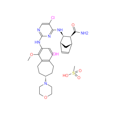  CAS：1354545-57-5，中文名称：CEP-28122 Mesylate ，英文名称：CEP-28122 Mesylate