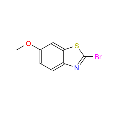  CAS：2941-58-4，中文名称：2-溴-6-甲氧基苯并[d]噻唑 ，英文名称：2-Bromo-6-methoxybenzothiazole
