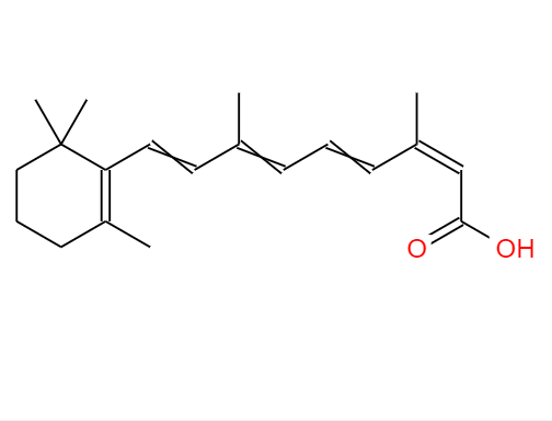 CAS：4759-48-2，中文名称：异维A酸 ，英文名称：Isotretinoin 