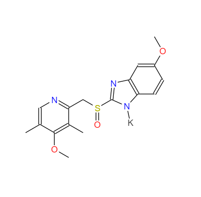 CAS：161796-84-5，中文名称：埃索美拉唑钾 ，英文名称：Esomeprazole Potassium 