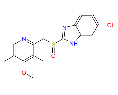  CAS：151602-49-2，中文名称：5-O-去甲基奥美拉唑， 英文名称：5-O-Desmethyl Omeprazole