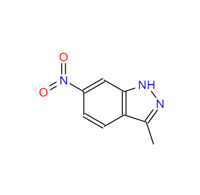 CAS：6494-19-5，中文名称：3-甲基-6-硝基吲唑， 英文名称：3-Methyl-6-nitro-1H-indazole 