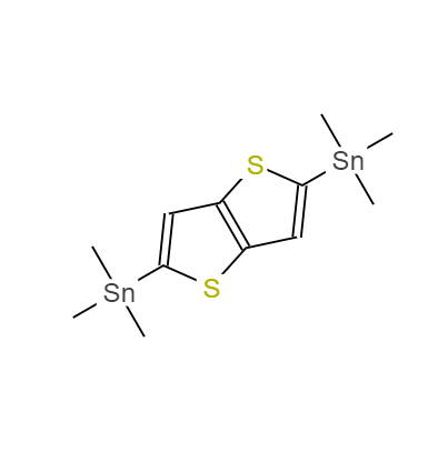  CAS：469912-82-1，中文名称：2,5-二(三甲基锡)-噻吩并[3,2-B]噻吩 ，英文名称：2,5-Bis(trimethylstannyl)thieno[3,2-b]thiophene