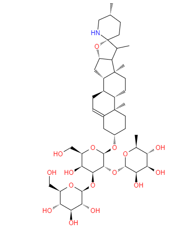 CAS：19121-58-5，中文名称：澳洲茄碱，英文名称：Solasonine 