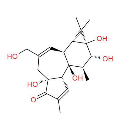 CAS：17673-25-5，中文名称：佛波醇 ，英文名称：Phorbol 