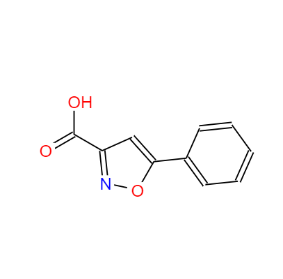  CAS：14441-90-8，中文名称：5-苯基-3-异恶唑羧酸 ，英文名称：5-phenylisoxazole-3-carboxylic acid