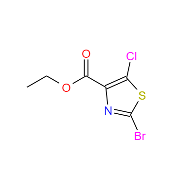 CAS：425392-44-5，中文名称：2-溴-5-氯噻唑-4-羧酸乙酯 ，英文名称：ethyl 2-bromo-5-chlorothiazole-4-carboxylate 