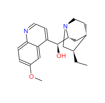 CAS：1435-55-8，中文名称：氢化奎宁定 英文名称：HYDROQUINIDINE 