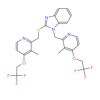  CAS：1083100-27-9，中文名称：兰索拉唑杂质3， 英文名称：Lansoprazole Impurity 3