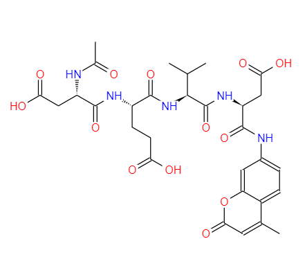 CAS：169332-61-0，中文名称：N-乙酰基-Asp-Glu-Val-Asp-7-酰胺基-4-甲基香豆素 
