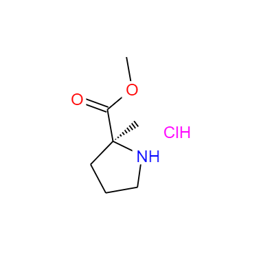 CAS：220060-08-2，中文名称：(S)-2-甲基吡咯烷-2-羧酸甲酯盐酸盐 ，英文名称：2-Methyl-L-proline Methyl ester hydrochloride 