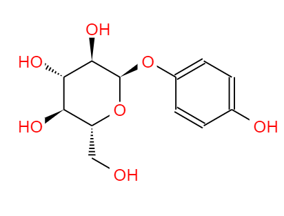 CAS：84380-01-8，中文名称：α-熊果苷，英文名称：4-Hydroquinone-alpha-D-glucopyranoside; alpha-Arbutin 