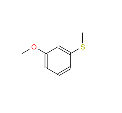  CAS：2388-74-1,中文名称：3-甲氧基苯甲硫醚,英文名称：3-Methoxythioanisole