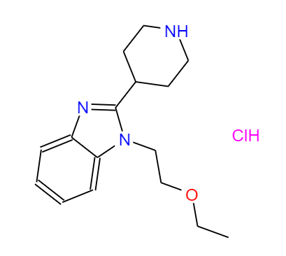 CAS：1841081-72-8，中文名称：1-(2-甲氧基乙基)-2-(哌啶-4-基)-1H-苯并[D]咪唑盐酸盐；比拉斯汀侧链N-1
