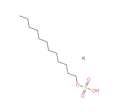 CAS：4706-78-9，中文名称：十二烷基硫酸钾 ，英文名称：potassium dodecyl sulphate 