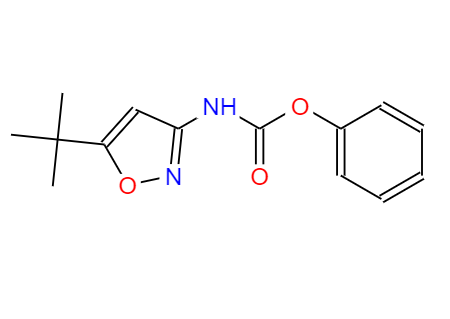 CAS：81479-48-3，中文名称：5-叔丁基异噁唑-3-基氨基甲酸苯酯 ，英文名称：Phenyl 5-tert-butylisoxazol-3-ylcarbamate 