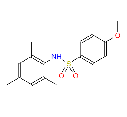 CAS：349085-82-1 ， 中文名称：4-甲氧基-N-(2,4,6-三甲基苯)苯磺酰胺,97%