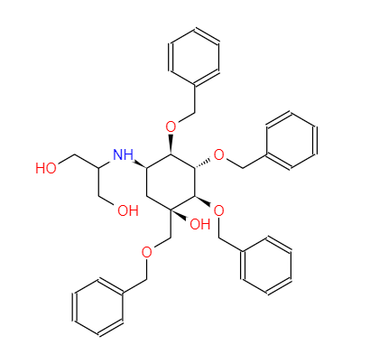  CAS：115250-39-0，中文名称：四苄基伏格列波糖， 英文名称：Tetrabenzyl-voglibose