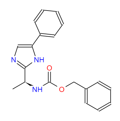 CAS：864825-21-8，中文名称：1-（4-苯基-1H-咪唑-2-yl)乙基氨基甲酸苄酯 