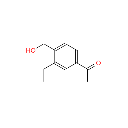 cas：1378888-43-7  ，中文名称：1-(3-乙基-4-羟甲基)苯乙酮
