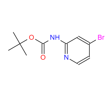  CAS：207799-10-8，中文名称：4-溴吡啶-2-氨基甲酸叔丁酯 ，英文名称：tert-Butyl4-bromopyridin-2-ylcarbamate