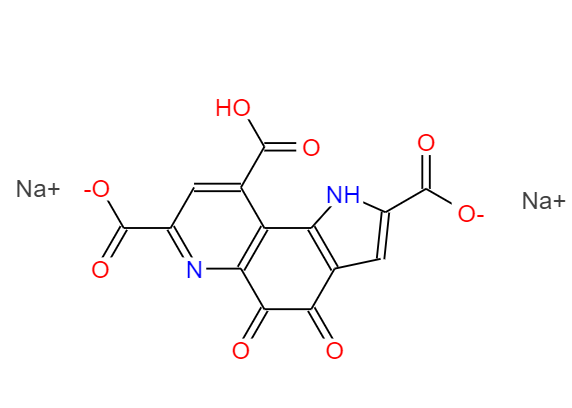  CAS：122628-50-6，中文名称：吡咯喹啉醌二钠盐 ，英文名称：Pyrroloquinoline Quinone Disodium Salt