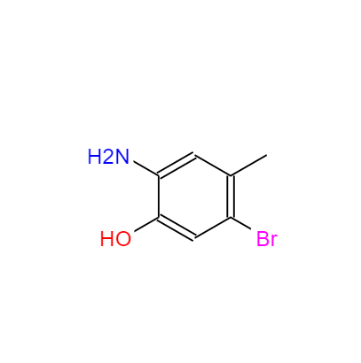 CAS：1268153-80-5，中文名称：2-氨基-5-溴-4-甲基苯酚 ，英文名称：2-Amino-5-bromo-4-methylphenol 