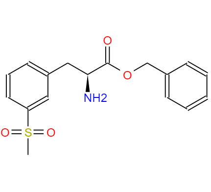 CAS：1194550-59-8,中文名称：(S)-2-氨基-3-(3-(甲基磺酰基)苯基)丙酸苄酯盐酸盐