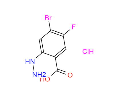 CAS：1643156-18-6，中文名称：4-溴-5-氟-2-肼基苯甲酸盐酸盐