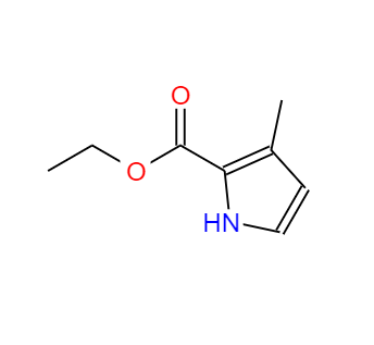  CAS：3284-47-7，中文名称：3-甲基-1H-吡咯-2-甲酸乙酯 ，英文名称：ethyl 3-methyl-1H-pyrrole-2-carboxylate