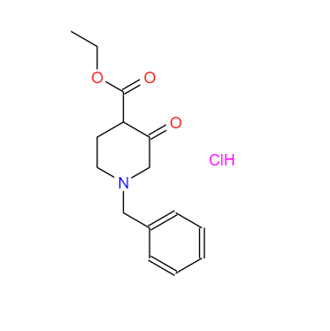 CAS：52763-21-0，中文名称：N-苄基-3-氧代哌啶-4-羧酸乙酯盐酸盐