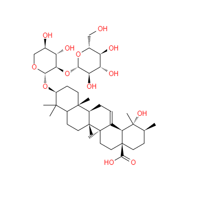 CAS：109008-27-7，中文名称：毛冬青皂苷B1 ，英文名称：ilexsaponin B1 