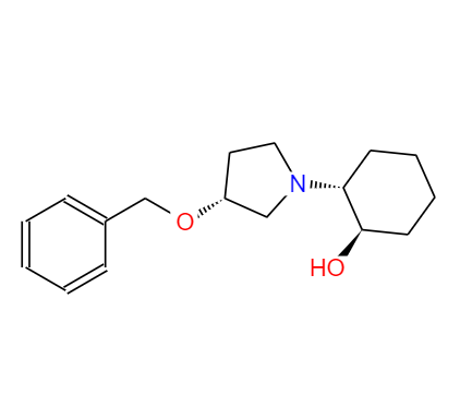 CAS：900513-88-4，中文名称：维纳卡兰中间体 ，英文名称：2-(3-Benzyloxy-pyrrolidin-1-yl)-cyclohexanol