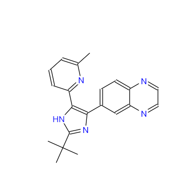 CAS：356559-20-1,6-[2-(1,1-二甲基乙基)-5-(6-甲基-2-吡啶基)-1H-咪唑-4-基]喹喔啉 