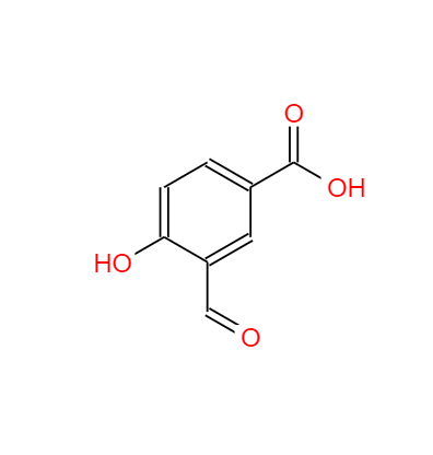 CAS：584-87-2,中文名称：3-甲酰基-4-羟基苯甲酸 ,英文名称：3-Formyl-4-hydroxybenzoicacid 