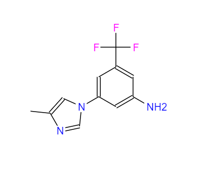 CAS：641571-11-1，3-(4-甲基-1H-咪唑-1-基)-5-(三氟甲基)苯胺 