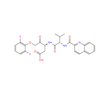 CAS： 1135695-98-5，喹啉-缬氨酰-天冬氨酰-二氟苯氧基甲基酮