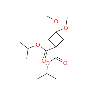 CAS：115118-68-8，3,3-二甲氧基环丁烷-1,1-二甲酸二异丙酯 