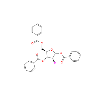 CAS：97614-43-2，-脱氧-2-氟-三苯甲酰基-α-D-阿垃伯呋喃糖 