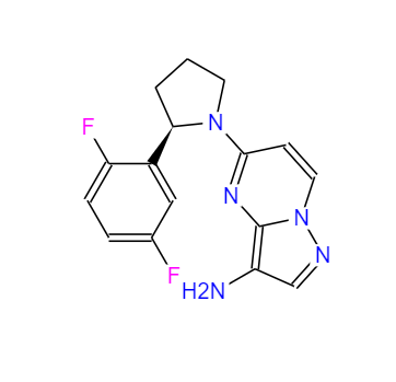 CAS：1223404-88-3，(R)-5-[2-(2,5-二氟苯基)-1-吡咯烷基]吡唑并[1,5-A]嘧啶-3-胺 
