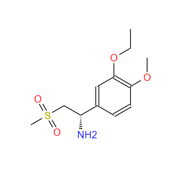 CAS：608141-42-0，(S)-1-(3-乙氧基-4-甲氧基苯基)-2-(甲基磺酰基)乙胺 