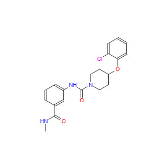CAS：1032229-33-6，4-(2-氯苯氧基)-N-3-(甲胺基)羰基苯基-1-哌啶羧胺 