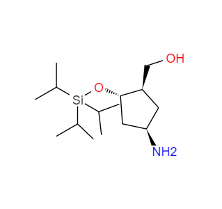CAS：1644346-71-3，((1R,2S,4R)-4-氨基-2-((三异丙基甲硅烷基)氧基)环戊基)甲醇 