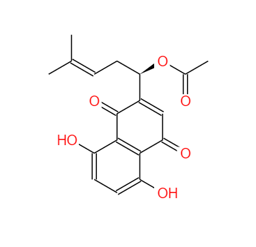 CAS：24502-78-1，乙酰紫草素