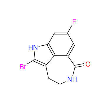 CAS：283173-80-8，2-溴-8-氟-4,5-二氢-1H-氮杂并[5,4,3-cd]吲哚-6(3H)-酮