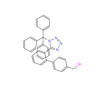 CAS：124750-51-2，N-(三苯基甲基)-5-(4'-溴甲基联苯-2-基)四氮唑 