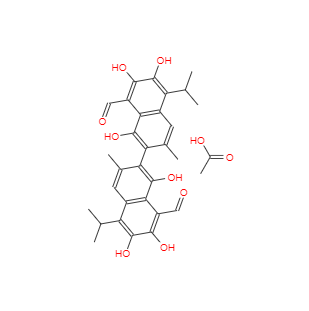 CAS：12542-36-8，醋酸棉酚