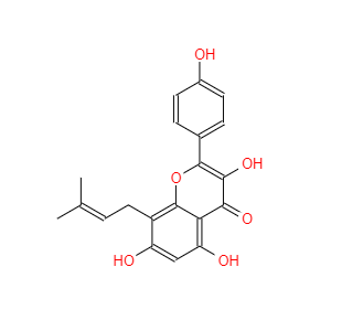CAS：28610-31-3，8-异戊烯基山奈酚 